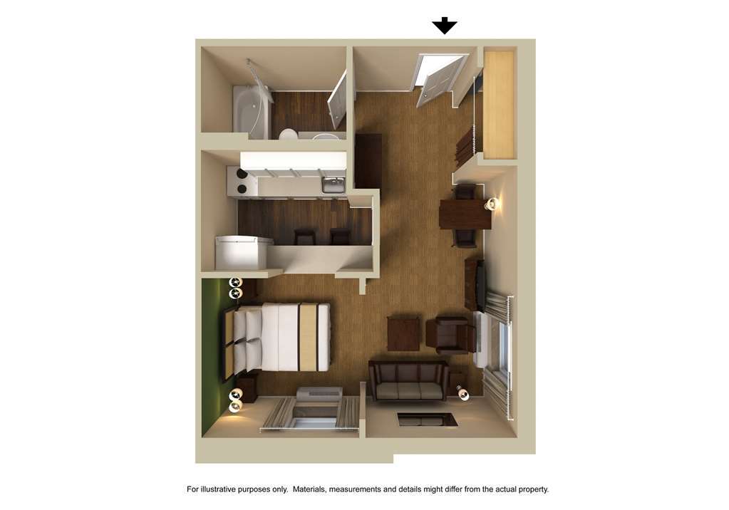 Extended Stay America Select Suites - Charlotte - University Place - E Mccullough Dr Habitación foto
